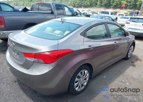 2013 Hyundai Elantra Gls from USA, damaged, VIN 5NPDH4AE1DH203807